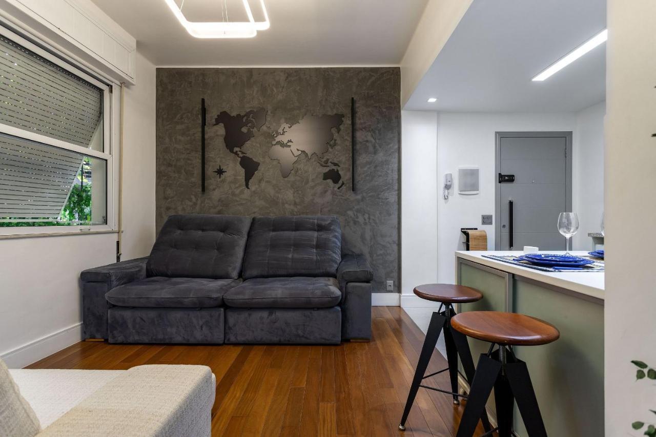 Apt Charmoso Completo Com Ar Condicionado No Leblon 里约热内卢 外观 照片